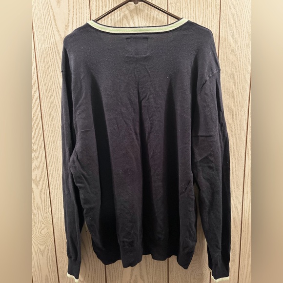 American Eagle Outfitters Black & Green Sweater Mens 3XL - Picture 2 of 3